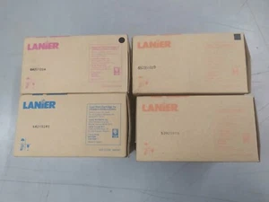 LOT OF 4 LANIER PRINT CARTRIDGES CYAN MAGENTA 2 YELLOW FOR LD328C LD335C LD345C - Picture 1 of 4