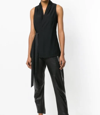 Blusa Rick Owens preta nova com etiquetas US$ 1280 tamanho IT 44 ou EUA 8  - Imagem 1 de 4