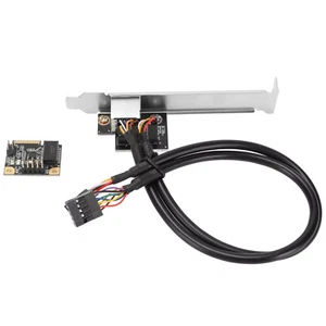 RTL8111H Mini PCI E Gigabit Ethernet Card 10Mbps 100Mbps 1000Mbps Free Drive - Picture 1 of 14