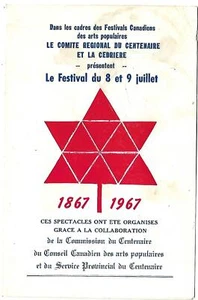 1967 ANCIEN PROGRAMME DU COMITÉ RÉGIONAL DU CENTENAIRE ET LA CEDRIERE-LES HIGHLA - Picture 1 of 2