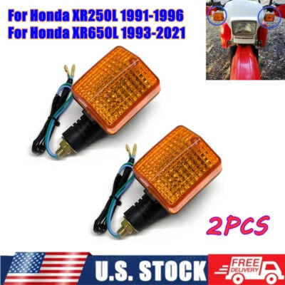 Luz indicadora señal de giro delantera trasera para HONDA XR 650L 1993-2021 XR250L Foto 1 de 4