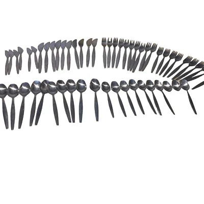 Gense Focus 18-8  Stainless Steel Flatware Sweden 56 Pieces - Image 1 of 4