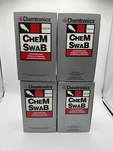 Chem Swab Chemtronics Cleaned Swab Lot Of 4 Boxes Brand New!! - Picture 1 of 7