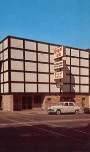 Royal Inn Bellingham Washington 1960 Werbung Postkarte Auto - Bild 1 von 2