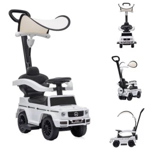 B-Ware Lorelli Kinder Rutschauto Mercedes Benz G350D, Sonnendach, Musik, weiß - Bild 1 von 6