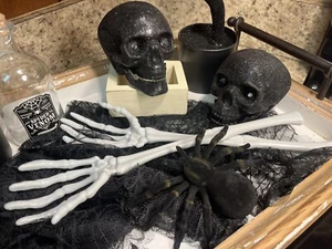 Skeleton Hands Skeleton Bone Arms Salad Tongs Servers Kitchen Utensils 13" U74 - Picture 1 of 5