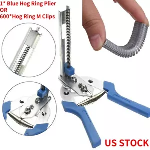 Kit pinza anello unghie tipo M pollame gabbia uccellino fissaggio morsetto filo graffette strumento Stati Uniti - Foto 1 di 12