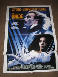 THE BRIDE original MOVIE POSTER 1985 STING like Frankenstein - Picture 1 of 2
