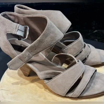 “Belle” Sigerson Morrison grey suede heels, new without tags; never worn. - Image 1 of 4