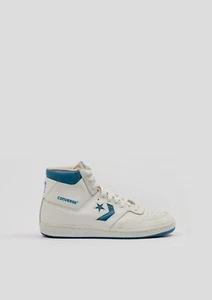 CONVERSE NOS VINTAGE Startech Leather WHT/BLU Men’s HI 12.5US - 47EU - Picture 1 of 6