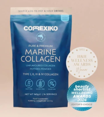 CORREXIKO Marine Collagen Peptides Powder 14 Day 140g Skin Bones Anti-Aging Fish