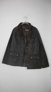 Barbour Jacke braun 36 S Wachsjacke 12 Dunkelbraun Regenjacke - Bild 1 von 12