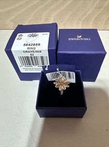 Swarovski Eternal Flower Ring Size 52 Multi Colour Brand New - Picture 1 of 5