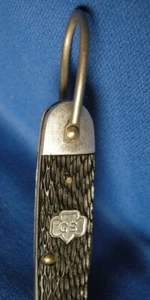 Vintage UTICA KNIFE CO. FEATHERWEIGHT. GSA GIRL SCOUT. Pat. Apl. 1940. 99% Mint - Picture 1 of 6