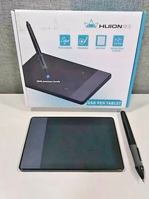 HUION 420 OSU Tablet Grafik Zeichnen Stift Tablet mit digitalem Stylus - 4 x 2,23  - Bild 1 von 4
