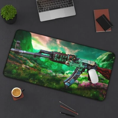Gaming Mauspad, CSGO Mauspad, Schreibtischunterlage, AK-47 | Fire Serpent 40x80 cm - Bild 1 von 4