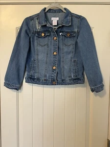 Tommy Bahama Kids Girls Blue Denim Button-Up Jean Jacket Long Sleeve Size 12 - Picture 1 of 7