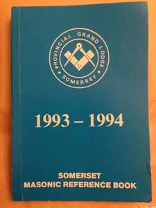 Somerset Freimaurer Nachschlagewerk 1993-1994 Provinz Großloge Freimaurerei - Bild 1 von 2