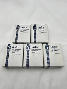 Grafco Fox Aluminum Eye Shield Model 13-1276 60 Shields *NEW* - Picture 1 of 8