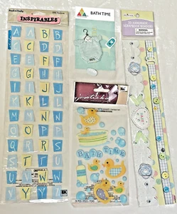 Adesivo prenotazione rottami VNTG BABY 4 set MISS ELIZABETH - BATH TIME - ISPIRABLES - Foto 1 di 8