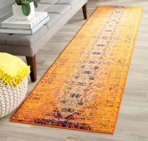 "Corredor de polipropleno naranja/multi Safavieh Monaco 2' 2" X 8'" - Imagen 1 de 2