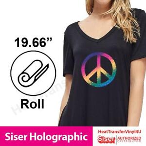 Siser Holographic Iron-On Vinyl For T-Shirts 20" Roll *Length Options