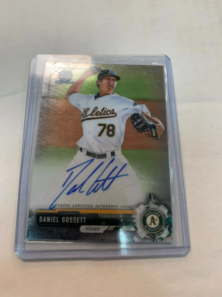 Daniel Gossett 2017 Chrome Auto Card #CPA-DG - Image 1 of 1