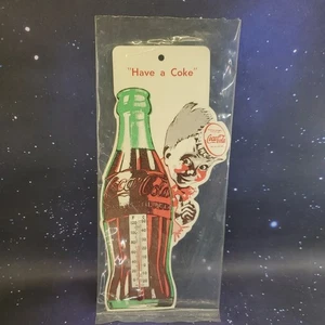 Termometro vintage Coca-Cola Mid-South Cola Clan Sprite Boy 1982 cartone sigillato - Foto 1 di 13