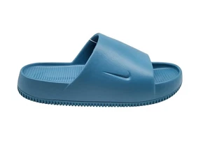 Nike Calm Slide Shoes Mens Size 10 Smokey Blue Slip On Rubber Sandals FD4116-005 - Picture 1 of 12