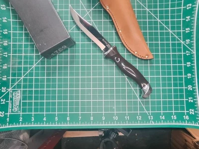 ¡¡HERMOSO!! Cuchillo de caza Cutco 1769 TOTALMENTE NUEVO con funda regalo papá hijo hermano pez Foto 1 de 4