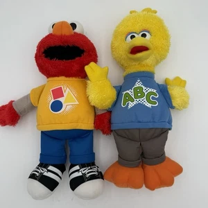 Hasbro Sesamstraße Plüsch großer Vogel ABC Elmo Rockin Formen sprechend 14 Zoll funktioniert! - Bild 1 von 7