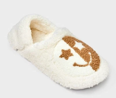 Women's Cozy Fleece High Cut Pull-On Slipper Socks w/ Grippers Size M/L 8-10 - Image 1 of 4