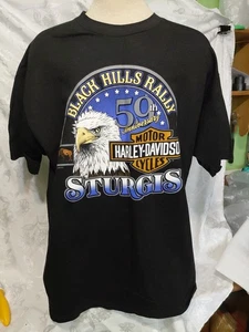 Herren 1999 Harley Davidson Sturgis Black Hills T-Shirt 2XL 59th Anniversary - Bild 1 von 6