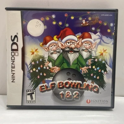 Elf Bowling 1 & 2 (Nintendo DS, 2005) Complete & Tested - Image 1 of 4