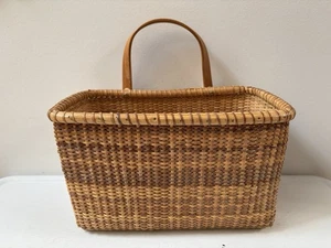 Large Rectangular Nantucket Basket Wall or Freestanding Pocket - Picture 1 of 6