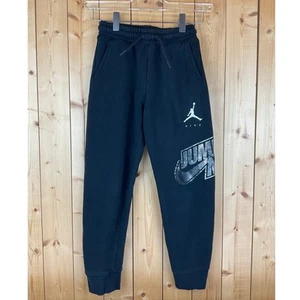 Youth Nike Jumpman Fleece Joggers, Black w/ Iridescent Logo - Youth S (8-10 Yrs) - Picture 1 of 5