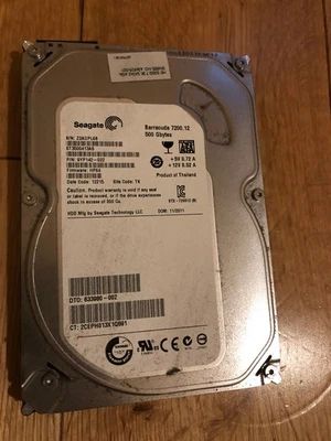 Seagate Barracuda 500GB 3.5” Hard Drive ST3500413AS *REALLOCATED SECTOR COUNT* - Image 1 of 2