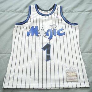 Camiseta Orlando Magic Para Hombre Mediana NBA Baloncesto Anfernee Hardaway Rayas - Imagen 1 de 14