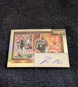 Damian Lillard 2023-24 Panini Select Silver Prizm #SF-LIL Signatures Auto - Picture 1 of 3