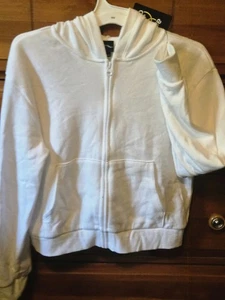 New Art class Girls Full-Zip Hoodie Sweatshirt White Size XL(14L) - Picture 1 of 5