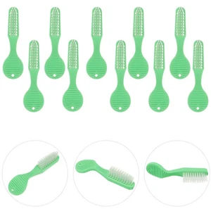 10 Piezas Cabezal de Cepillo Grande Cepillo de Dientes Viaje Adulto Manual 3 Caras Granel Cuidado Bucal - Imagen 1 de 12