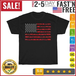 American Flag Railroad Train Conductor Vintage T Shirt Men Women Fashion NEW - Picture 1 of 9