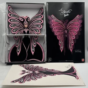 Muñeca Barbie Bob Mackie Le Papillon 1999 FAO Schwarz exclusiva con caja SIN SOPORTE - Imagen 1 de 23
