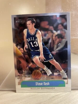Steve Nash 1999-00 Topps Chrome #129 Dallas Mavericks - Image 1 of 2