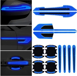 12 Pieces Reflective Car Stickers Set Rearview Mirror Reflective Warning Sticke - Picture 1 of 12