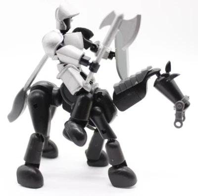 Stikfas Omega Male Armored Knight With Stallion 2030 (Please Read) - Image 1 of 4