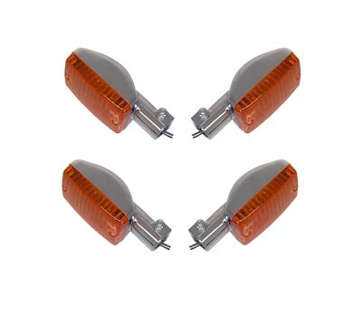 Juego completo de 4 intermitentes delanteros y traseros para Yamaha XJ 550 1981-1984 Foto 1 de 2