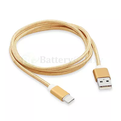 批量 3 英尺 USB-C Type-C 数据同步充电器 充电线 三星 Galaxy Note 8 9 S8 — 第 1/4 张图片