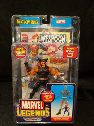 ToyBiz Marvel Legends Giant Man BAF Series WeaponX Wolverine Action Fig 2006 NIB Cover