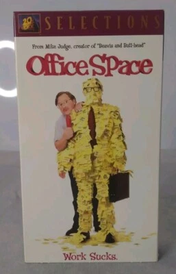 Oficina Espacio VHS Película Mike Judge Comedia Ron Livingston Jennifer Aniston Foto 1 de 4